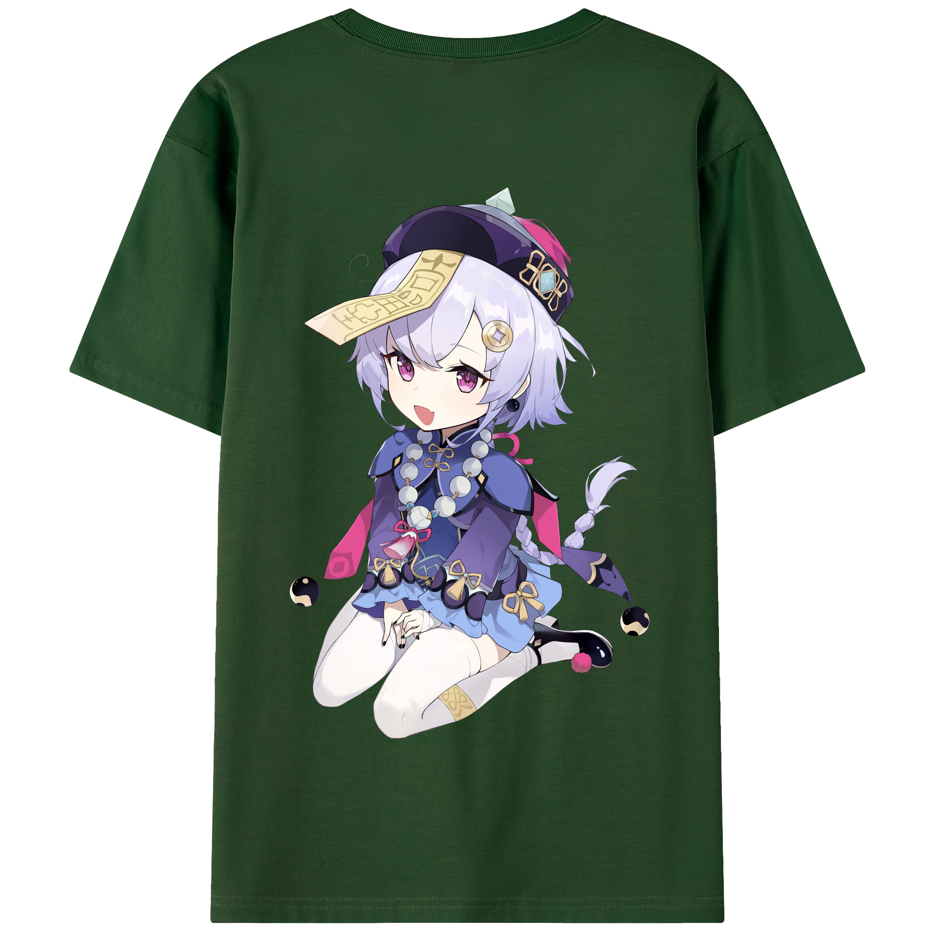 げんし神 七七 なな  genshin Nana 綿100％半袖Tシャツ（背面プリント）